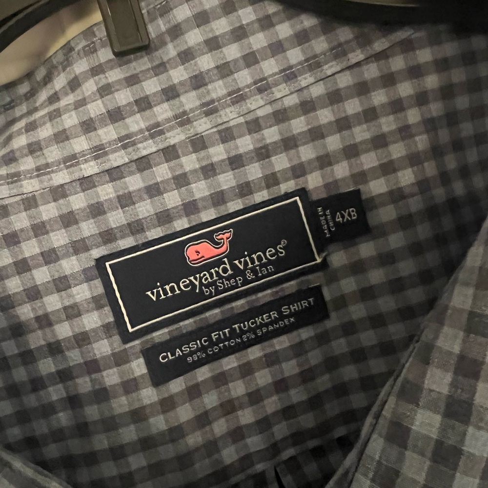 Vineyard vines button down dress shirt 4XB